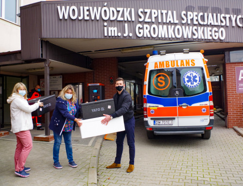 All hands on deck! We support the doctors from the hospital on Koszarowa Street