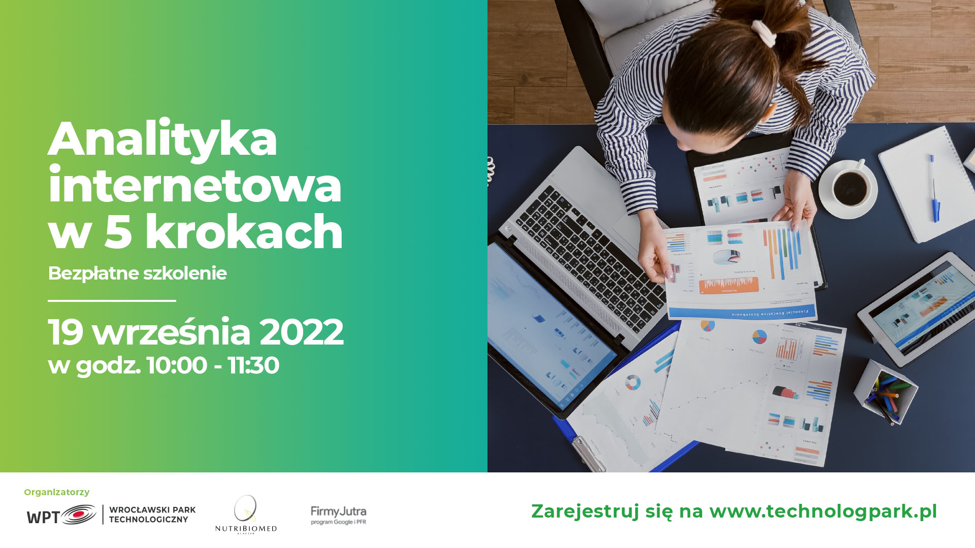 Analityka internetowa w 5 krokach – bezpłatne szkolenie