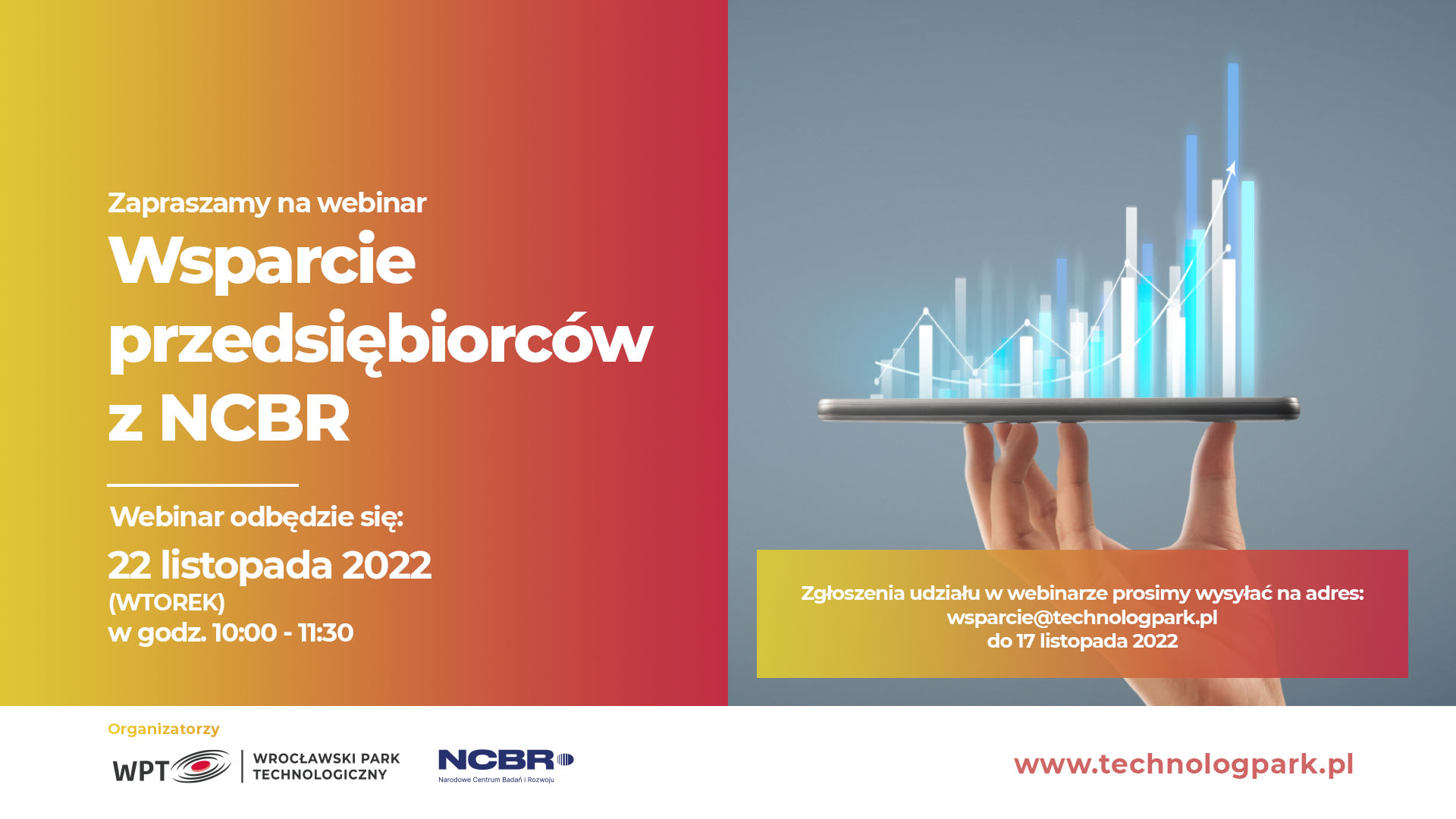 Webinar pt.: „Wsparcie przedsiębiorców z NCBR”