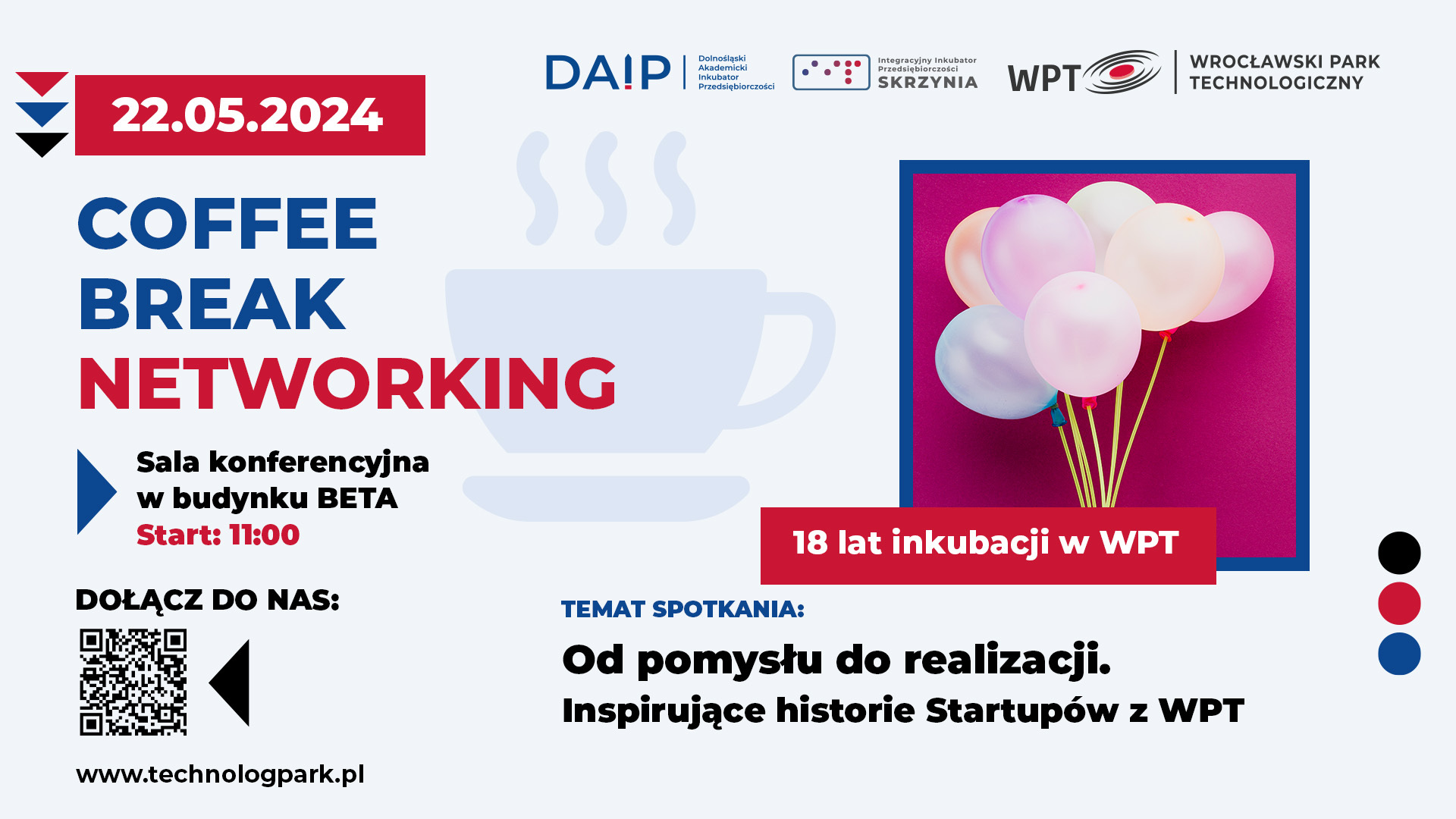 Od pomysłu do realizacji. Inspirujące historie startupów z WPT na Coffee Break Networking