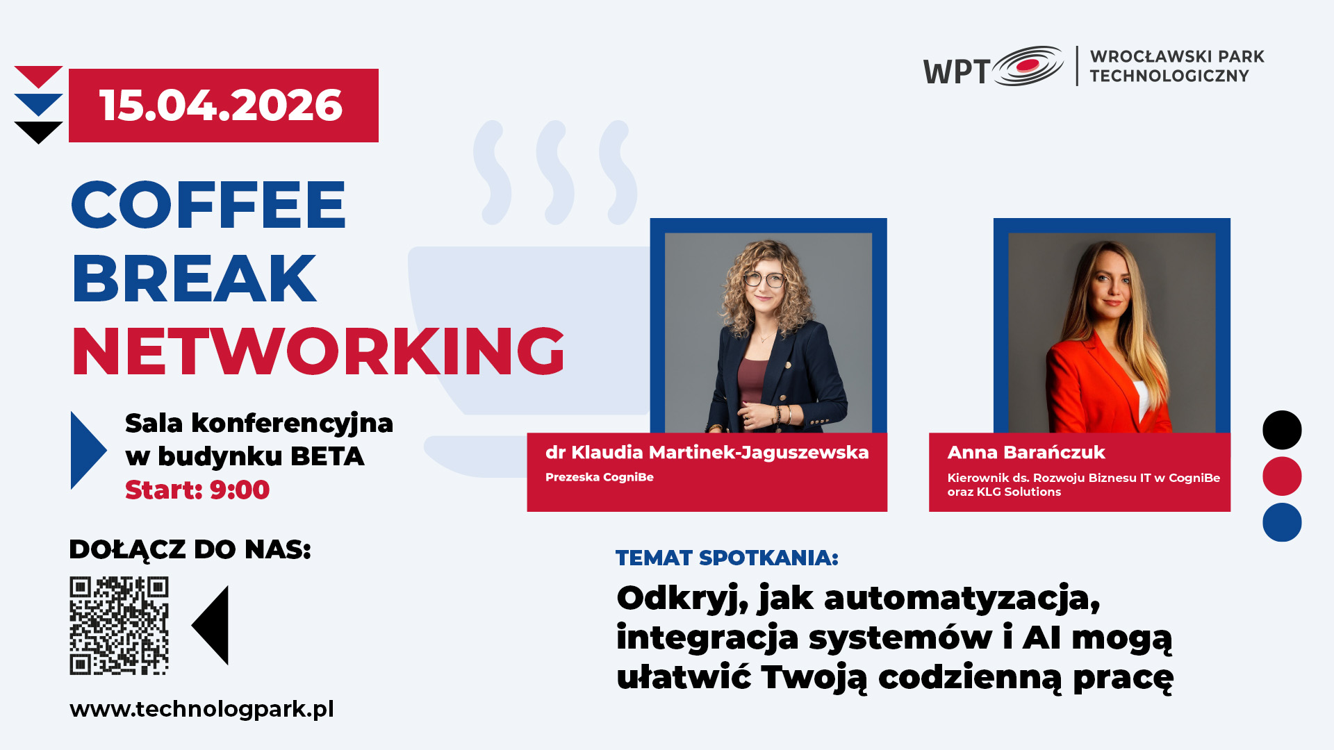 Coffee Break Networking: Jak automatyzacja, integracja systemów i AI mogą ułatwić Twoją codzienną pracę?